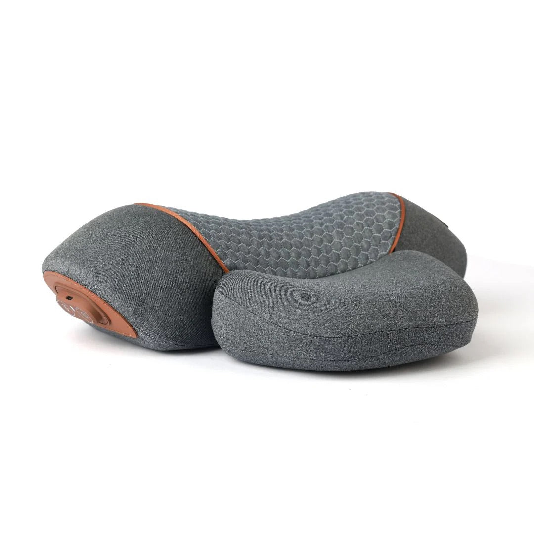 Three in One Neck Traction Pillow Massager with Heat and Vibration