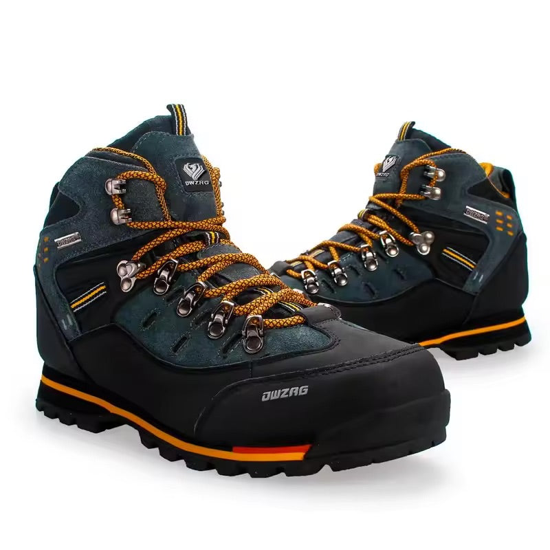 Men Outdoor Hiking Boots Waterproof Mountain Climbing Shoes High Top Trekking Boots