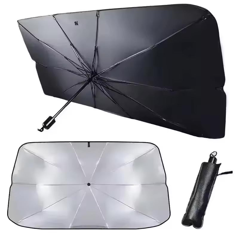 Car Windshield Sun Shade Umbrella Foldable Front Window Sunshade
