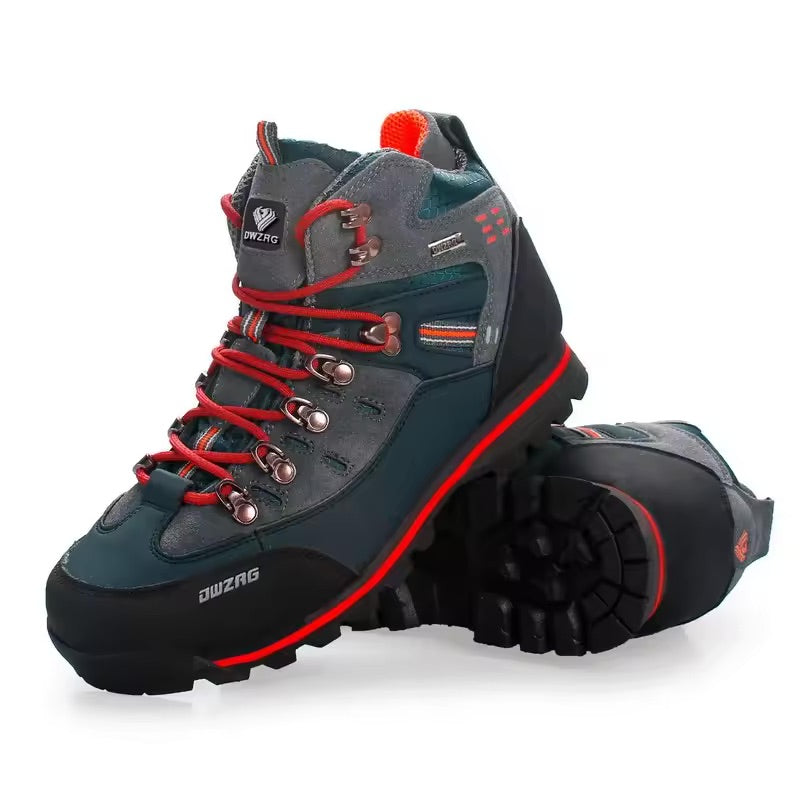 Men Outdoor Hiking Boots Waterproof Mountain Climbing Shoes High Top Trekking Boots