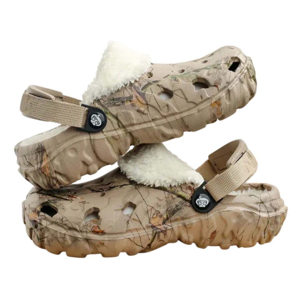 Men’s Fur Lined Warm Clogs Indoor Outdoor Slippers