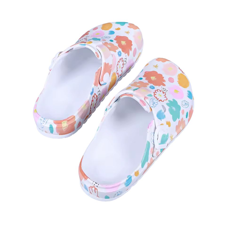 Women’s EVA Clogs Anti Slip Washable Floral Print Shoes