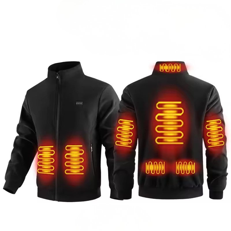 USB Heated Jacket 8 Zone Electric Warming Fleece Unisex