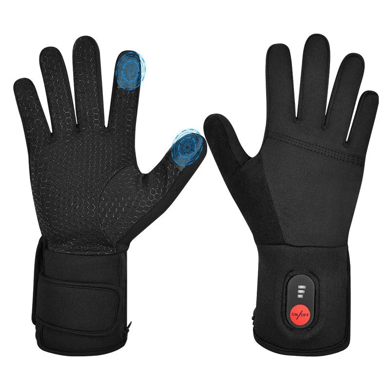 Rechargeable Heated Gloves for Men And Women Touchscreen Winter Ski Gloves