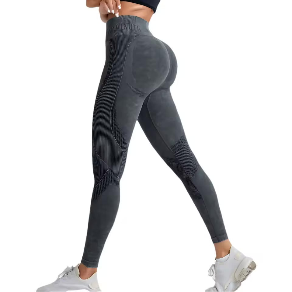 Women High Waist Seamless Gym Leggings Yoga Workout Sports Fitness Pants