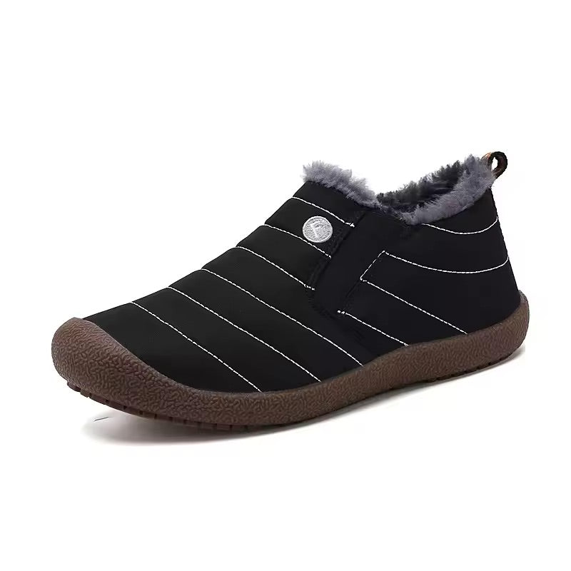 Slip-On Winter Ankle Shoes - Waterproof, Fleece Lined