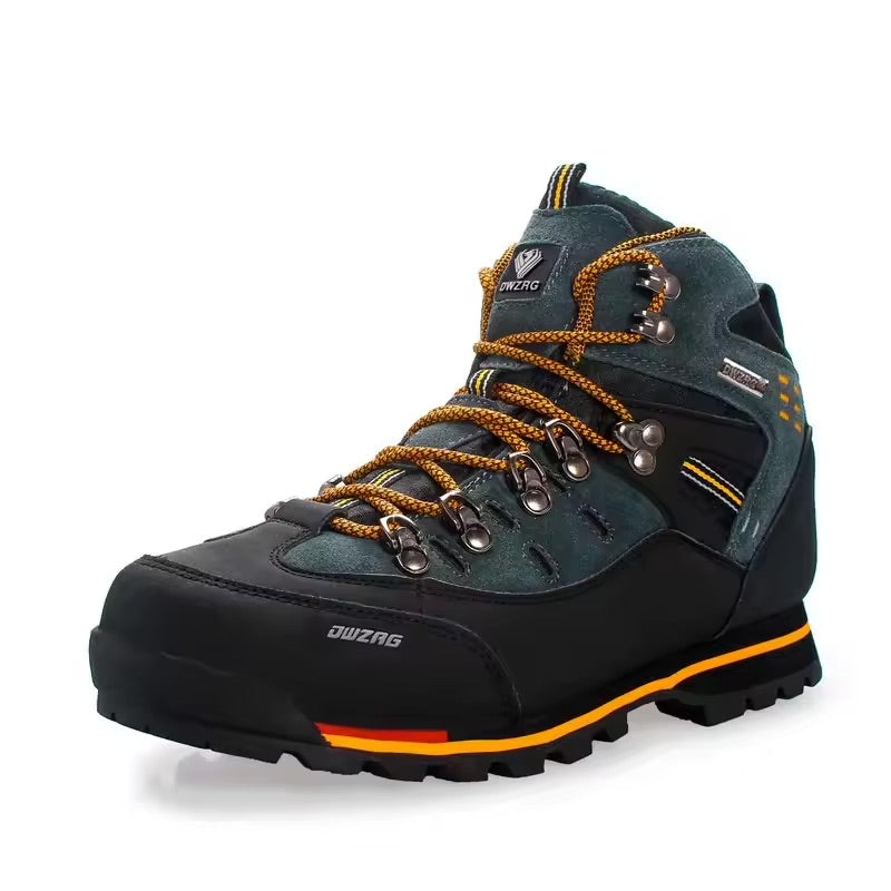Men Outdoor Hiking Boots Waterproof Mountain Climbing Shoes High Top Trekking Boots