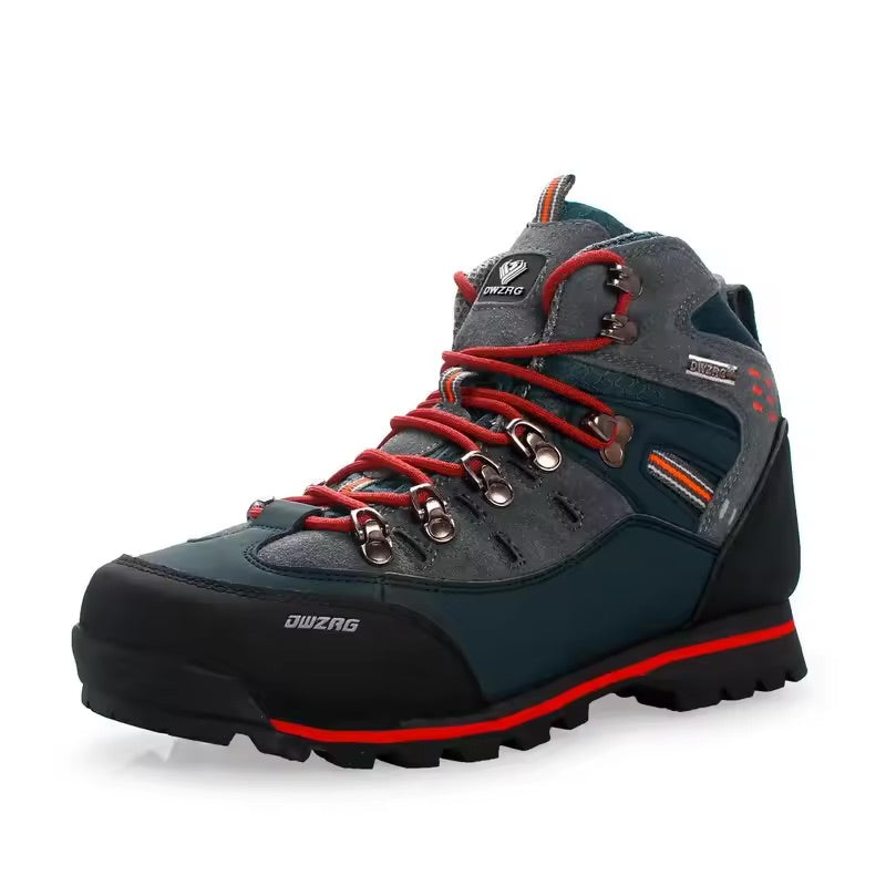 Men Outdoor Hiking Boots Waterproof Mountain Climbing Shoes High Top Trekking Boots