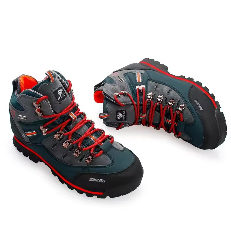Men Outdoor Hiking Boots Waterproof Mountain Climbing Shoes High Top Trekking Boots