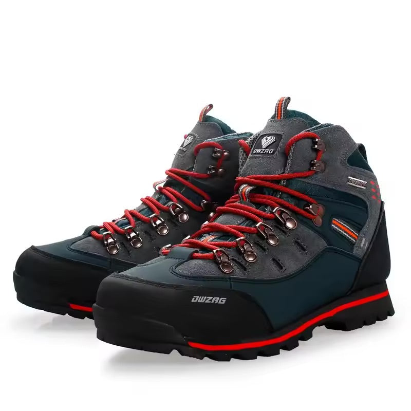 Men Outdoor Hiking Boots Waterproof Mountain Climbing Shoes High Top Trekking Boots