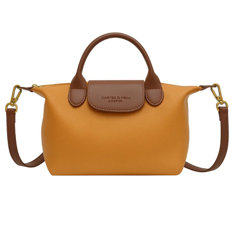 Women Leather Bucket Handbag Crossbody Shoulder Bag with Adjustable Strap