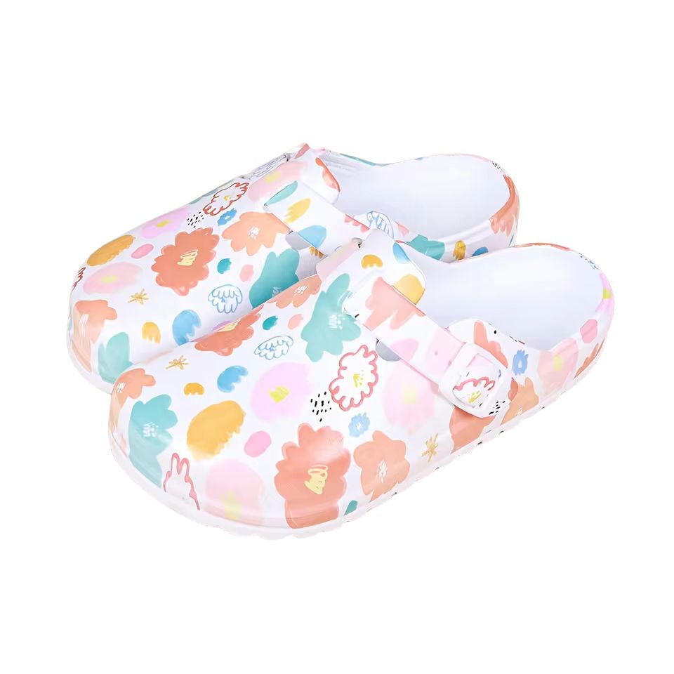 Women’s EVA Clogs Anti Slip Washable Floral Print Shoes